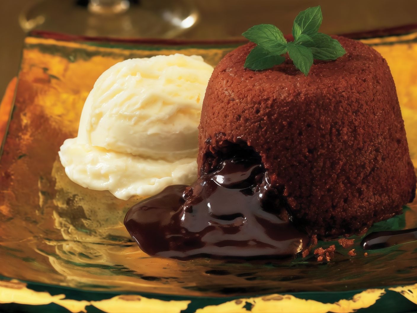 Nutella Ice Molten Cake