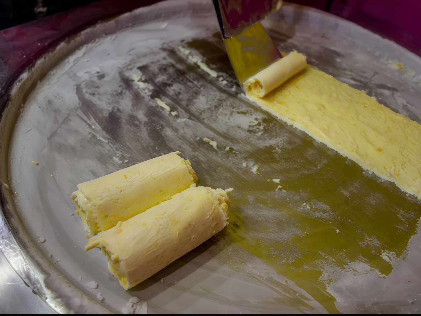 Pineapple Roll Ice Cream