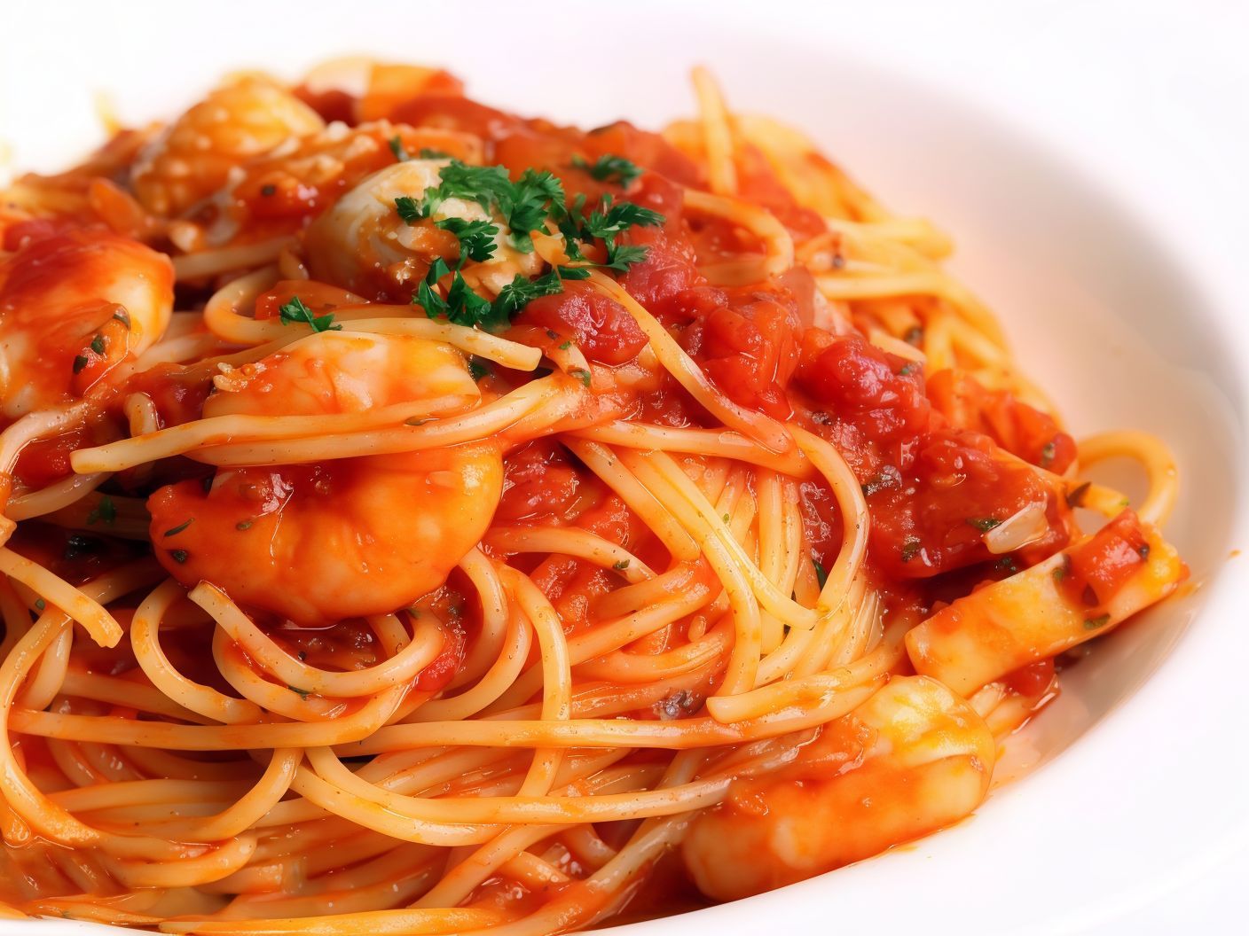 Spaghetti Seafood