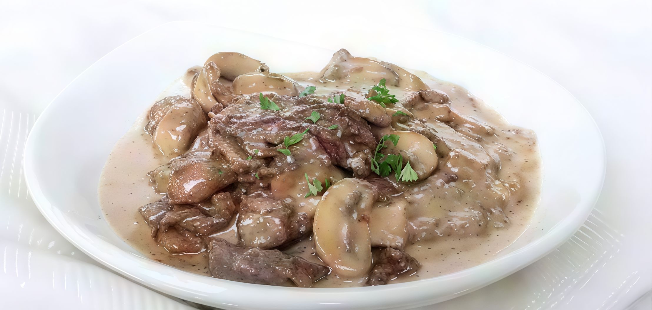 Beef Stroganoff Platter
