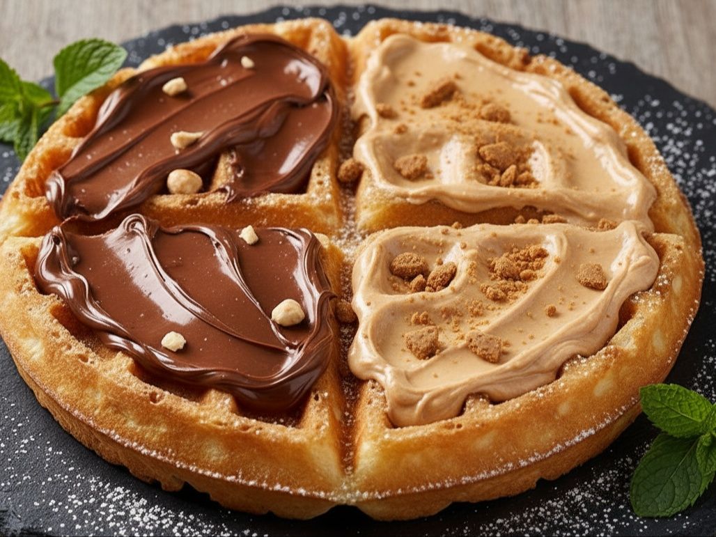 Half And Half Waffle