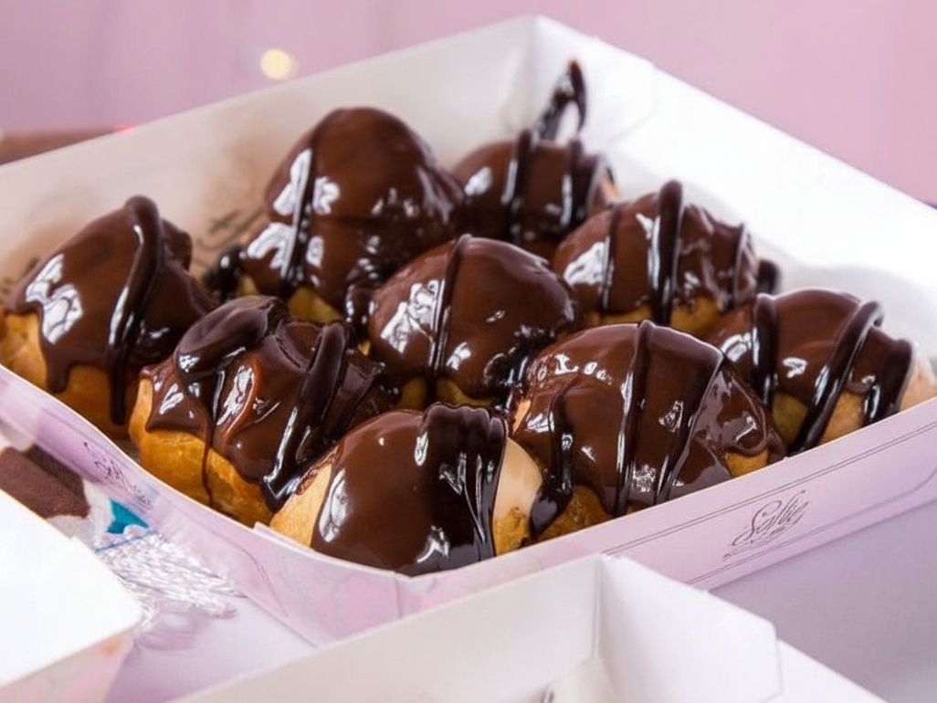 Belgian Chocolate Mini Eclairs