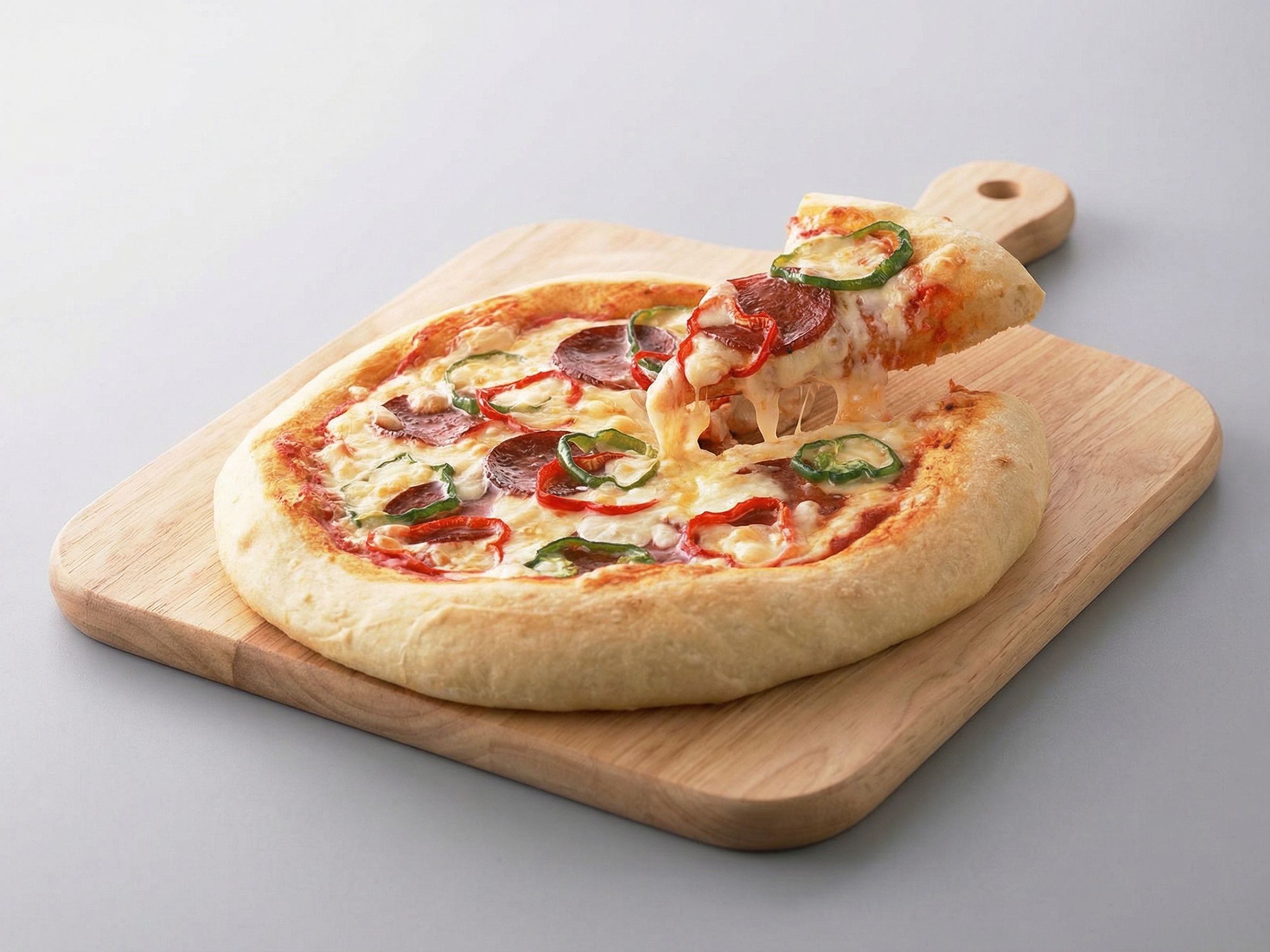 sausage oriental pizza