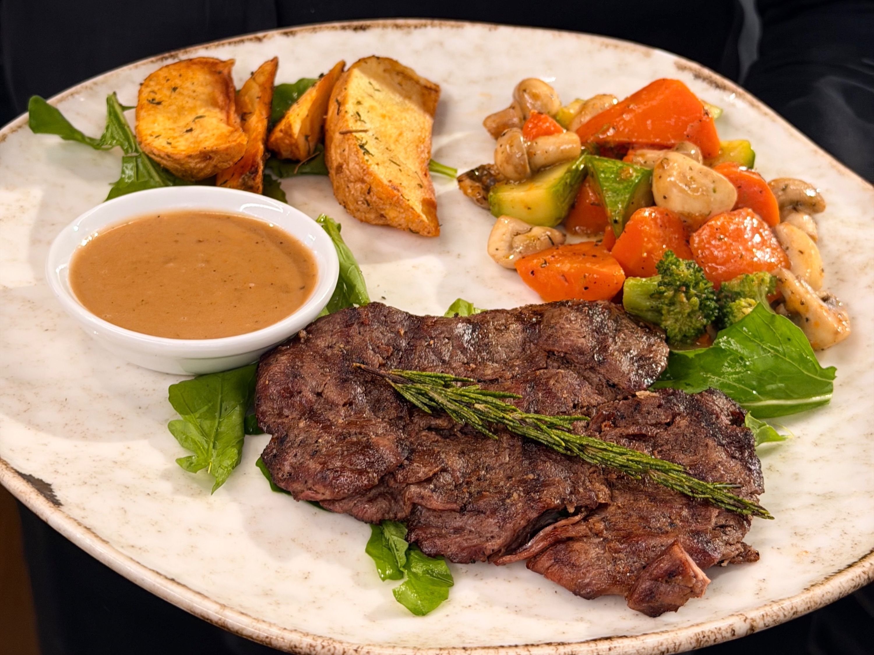 Grilled Beef Fillet With Pepper Sauce