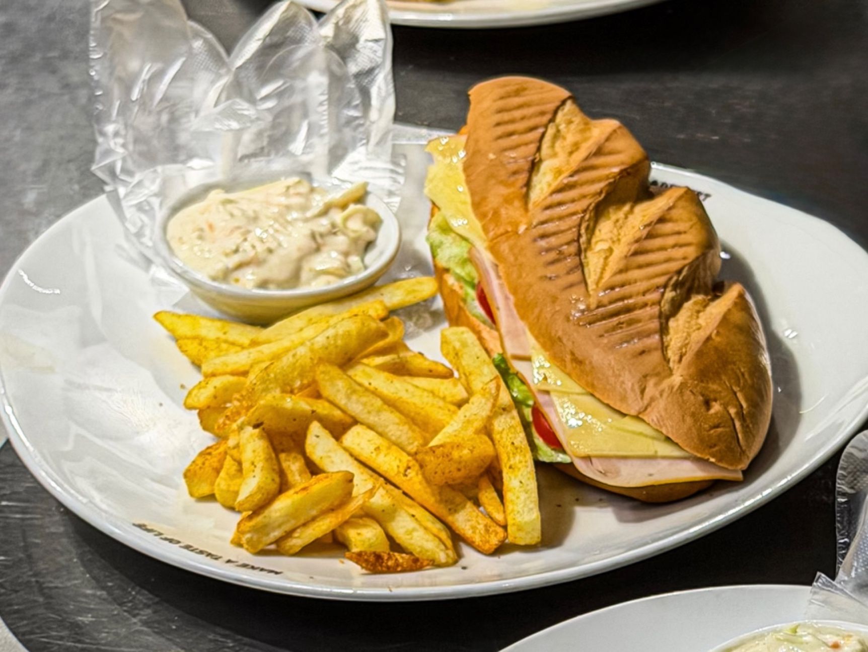 Turkey four cheese melt sandwich