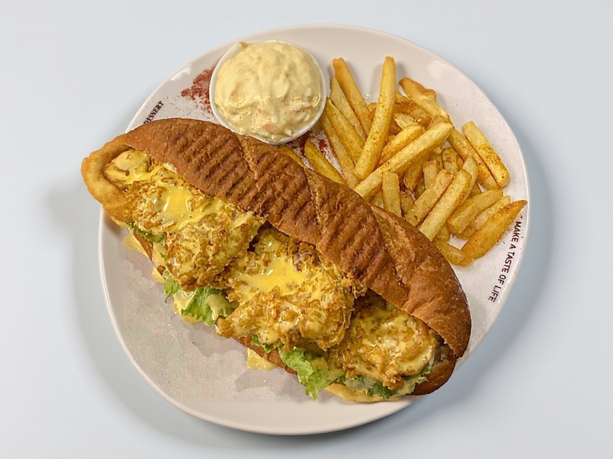 Fried chicken sandwich