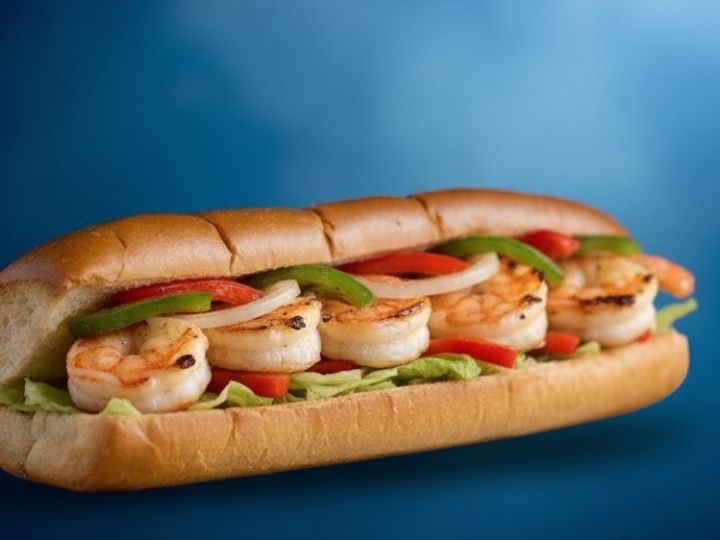 Grilled Shrimp Sandwcih