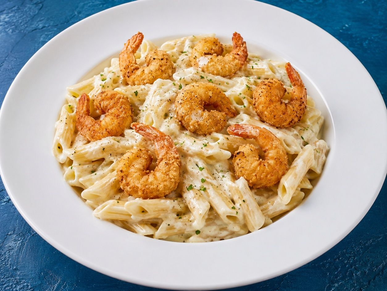 Fried Shrimp Pasta