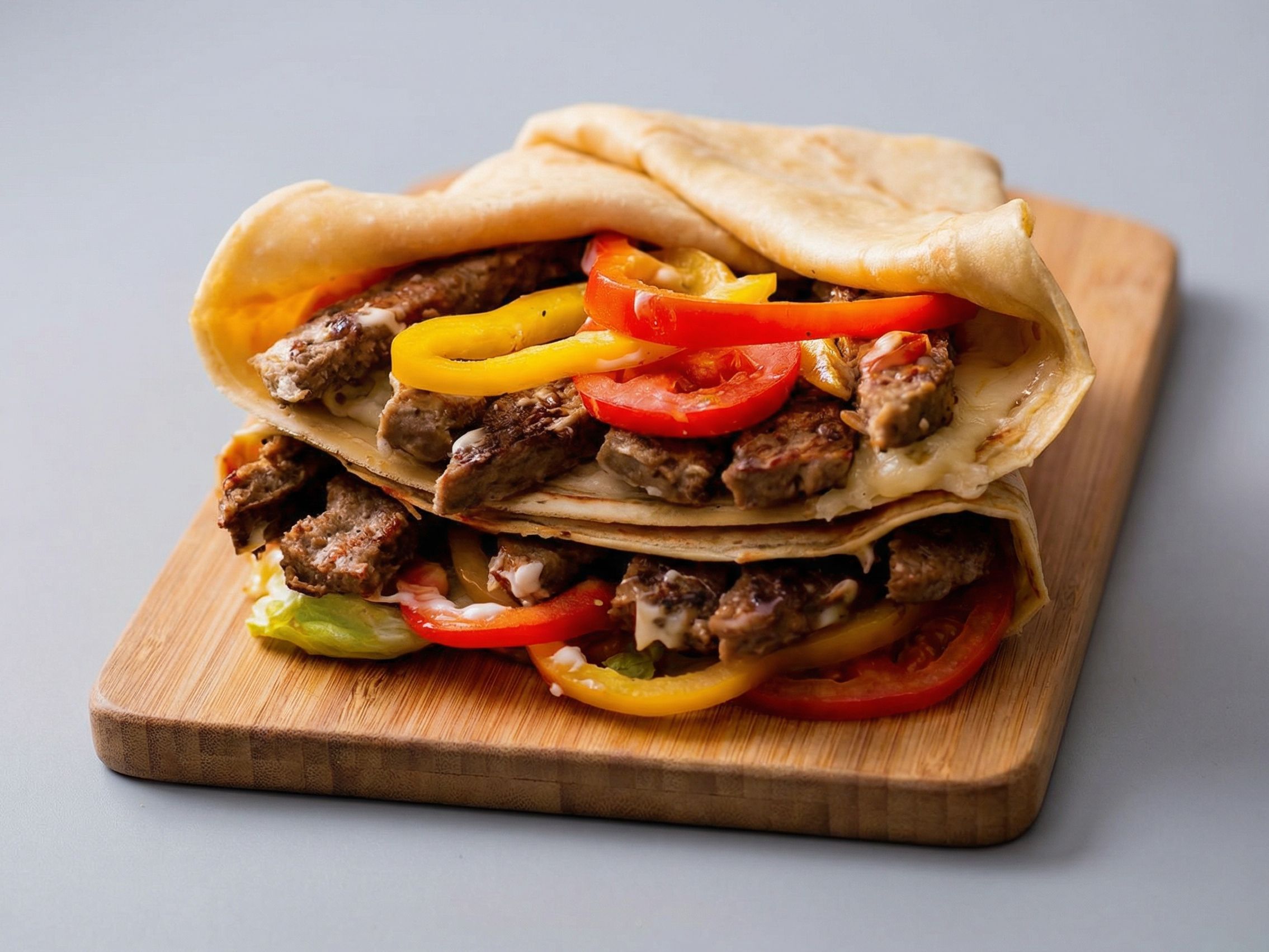 Cheese Burger Crepe
