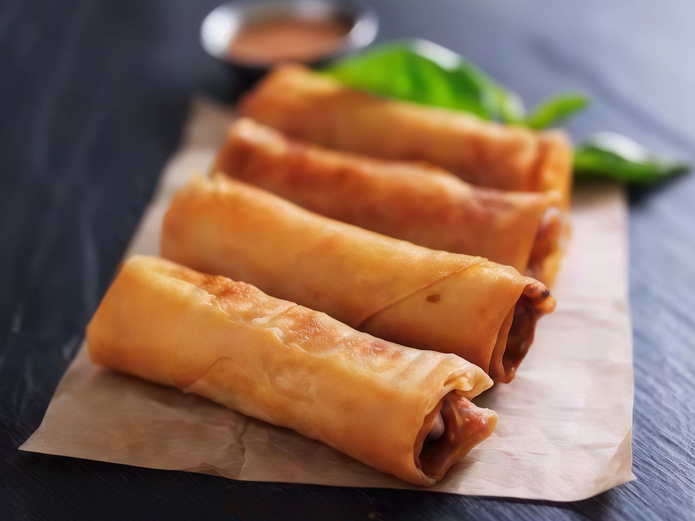 Spring Roll Dates With Nuts 6 Pieces
