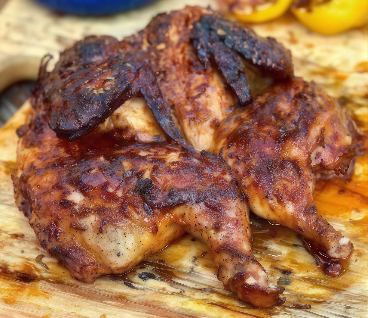 Grilled Chicken Over Flame
