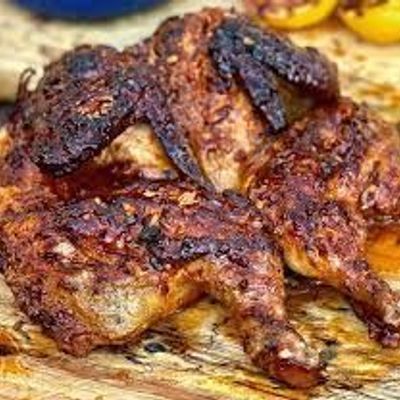 Grilled Chicken Over Flame