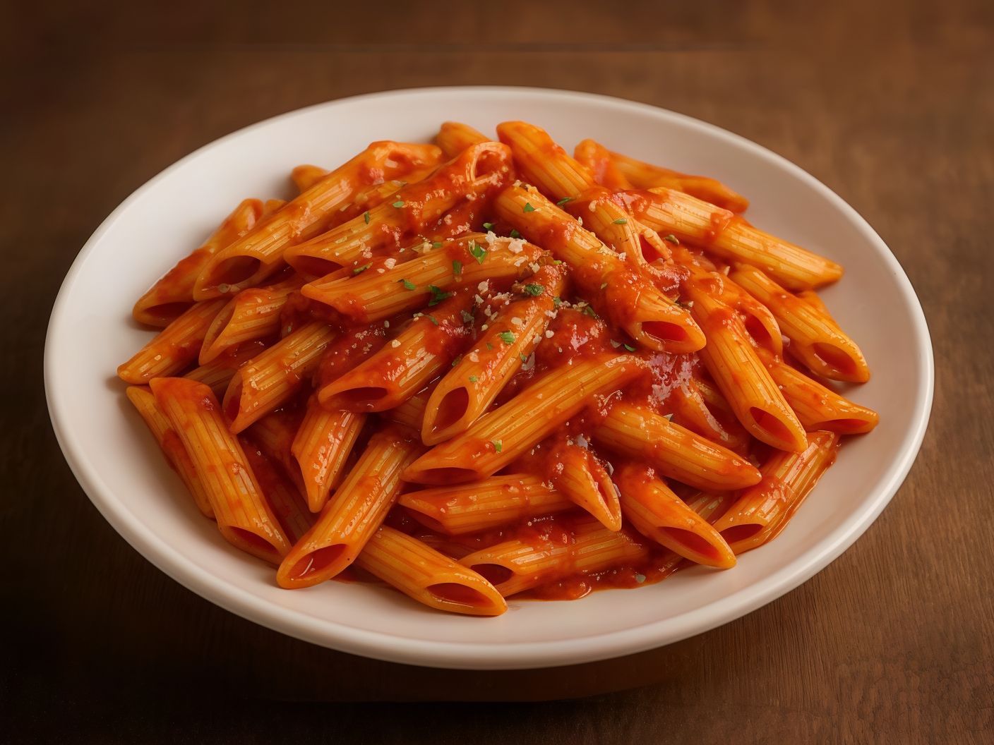 Penne Pasta With Red Sauce