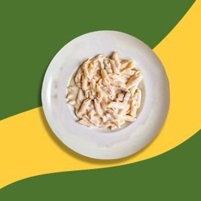 Penne Pasta With Chicken And White Sauce