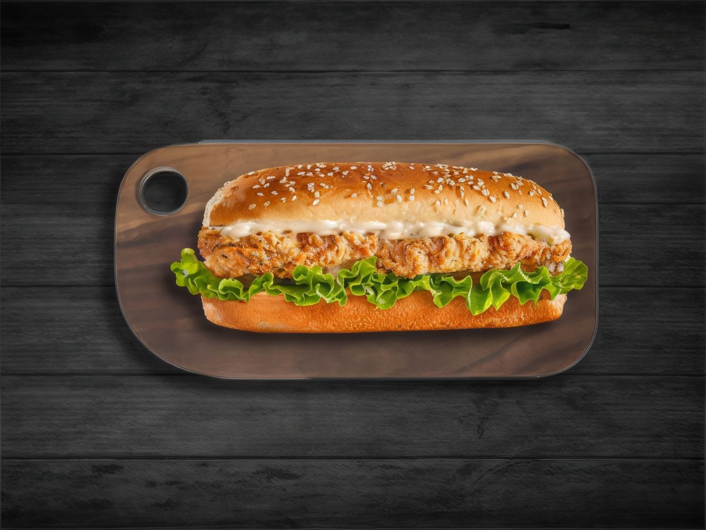 Crispy Chicken French Sandwich