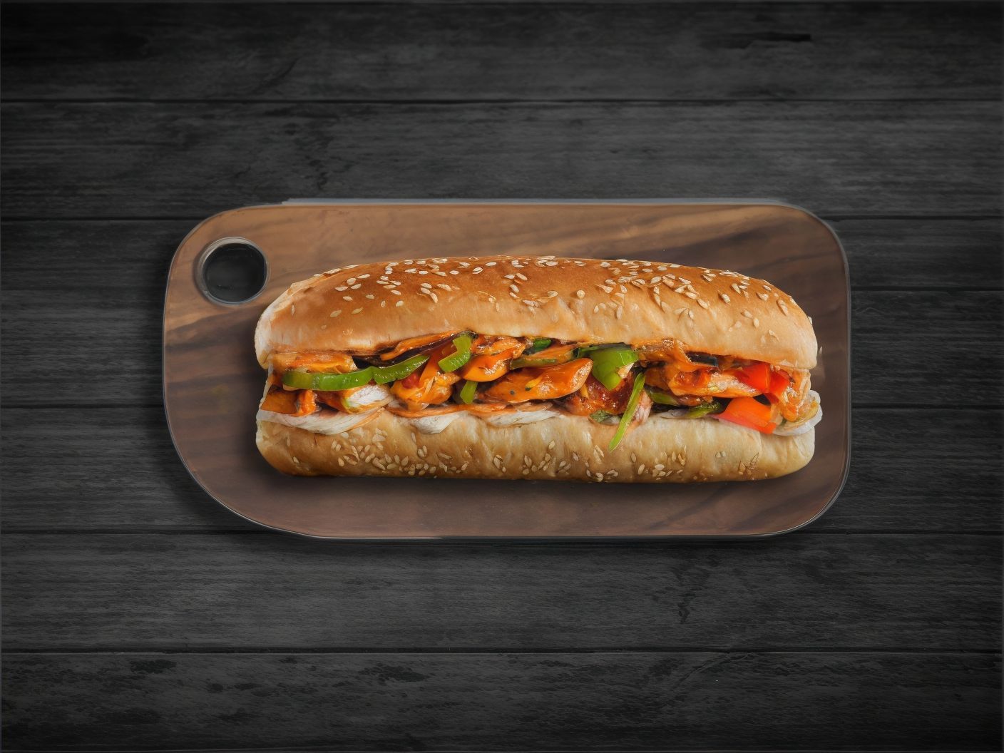 Chicken Shawerma French Sandwich