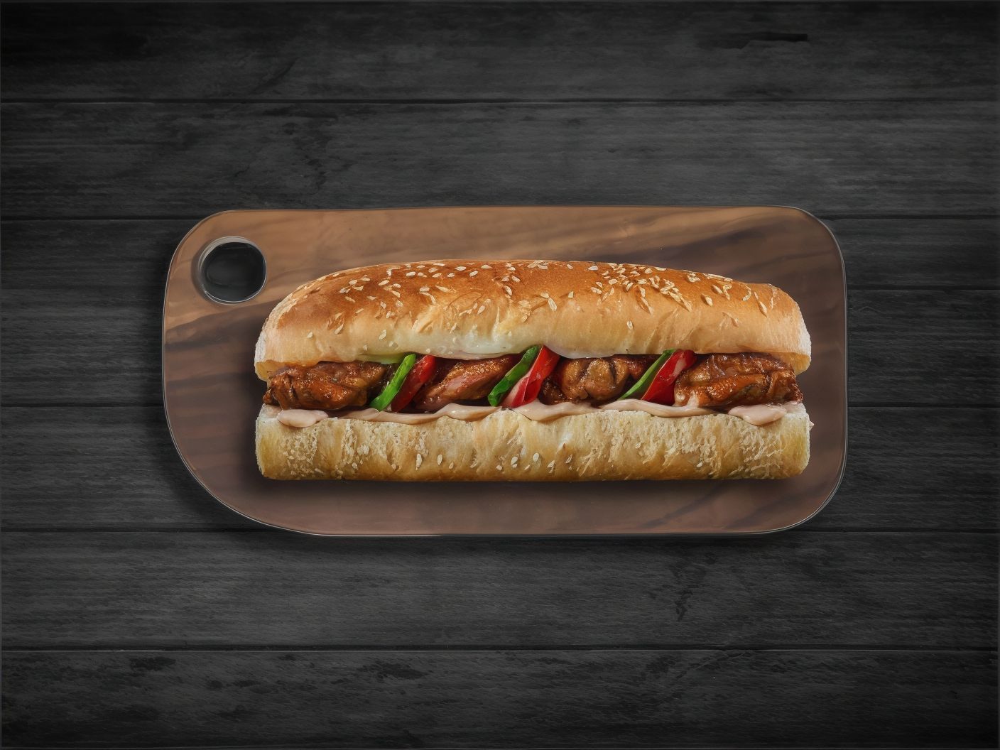 Shish Tawook French Sandwich