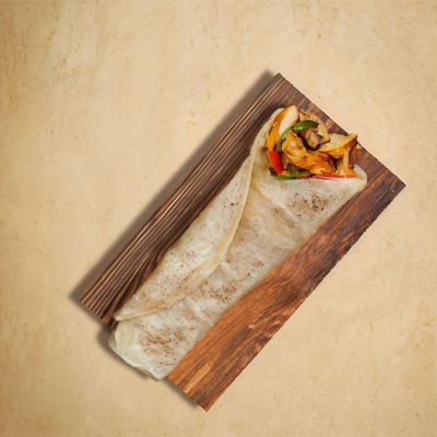 Chicken Fajita Syrian Sandwich