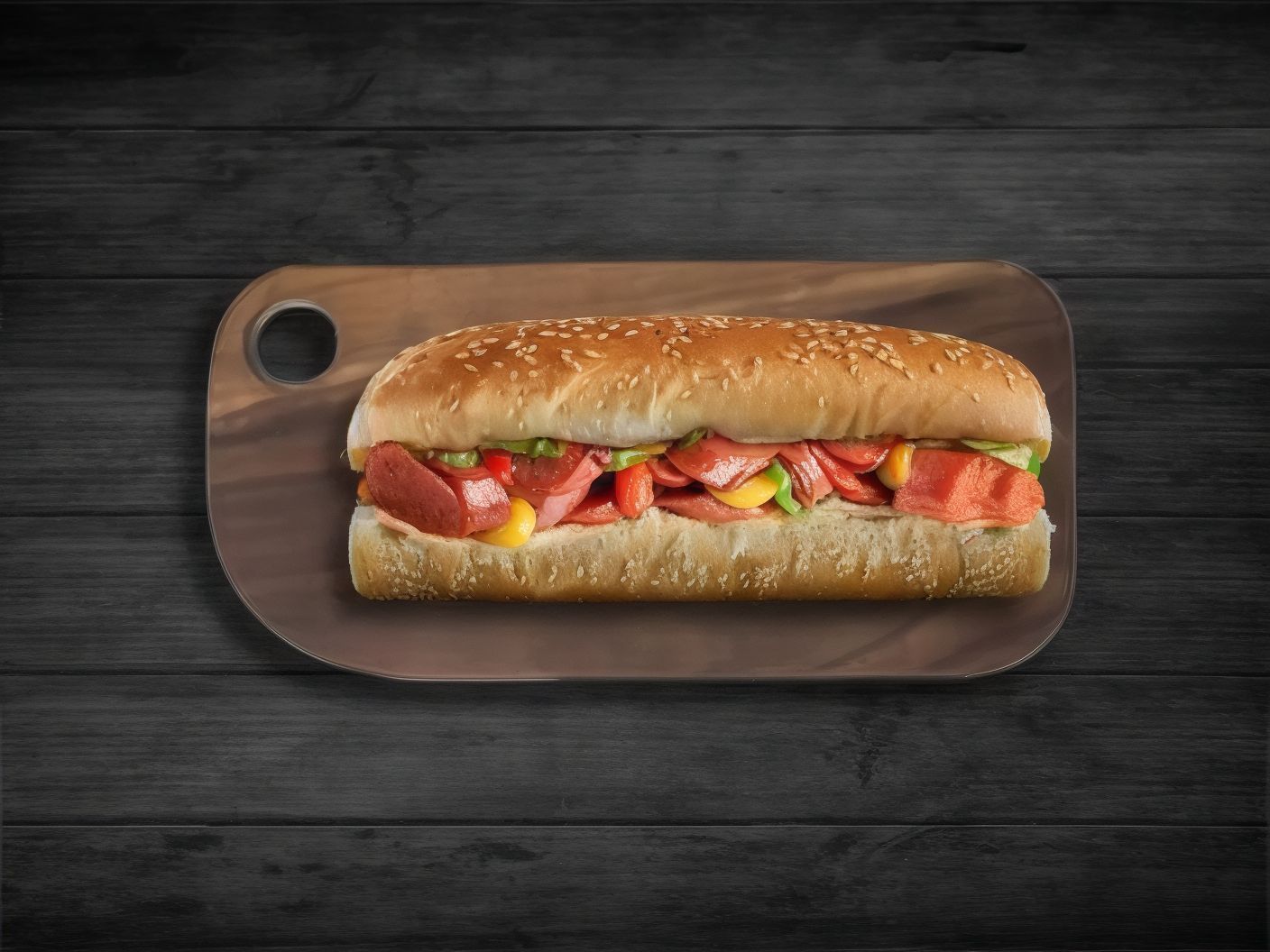 Hot Dog Syrian Sandwich