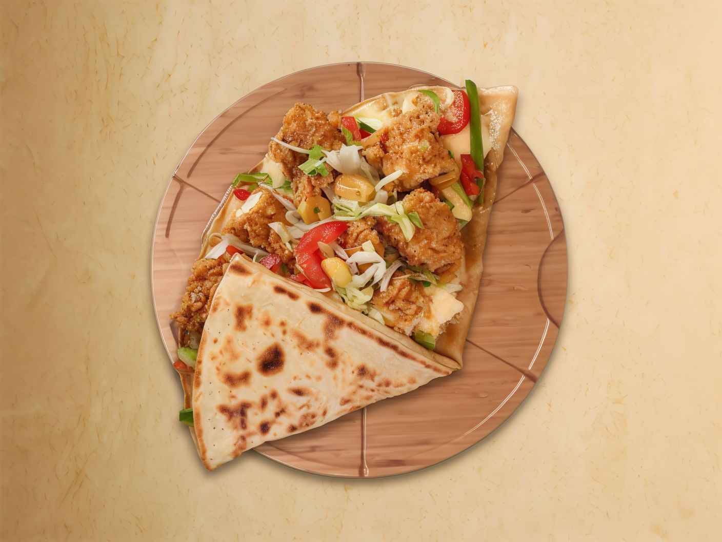 Crispy Chicken Crepe
