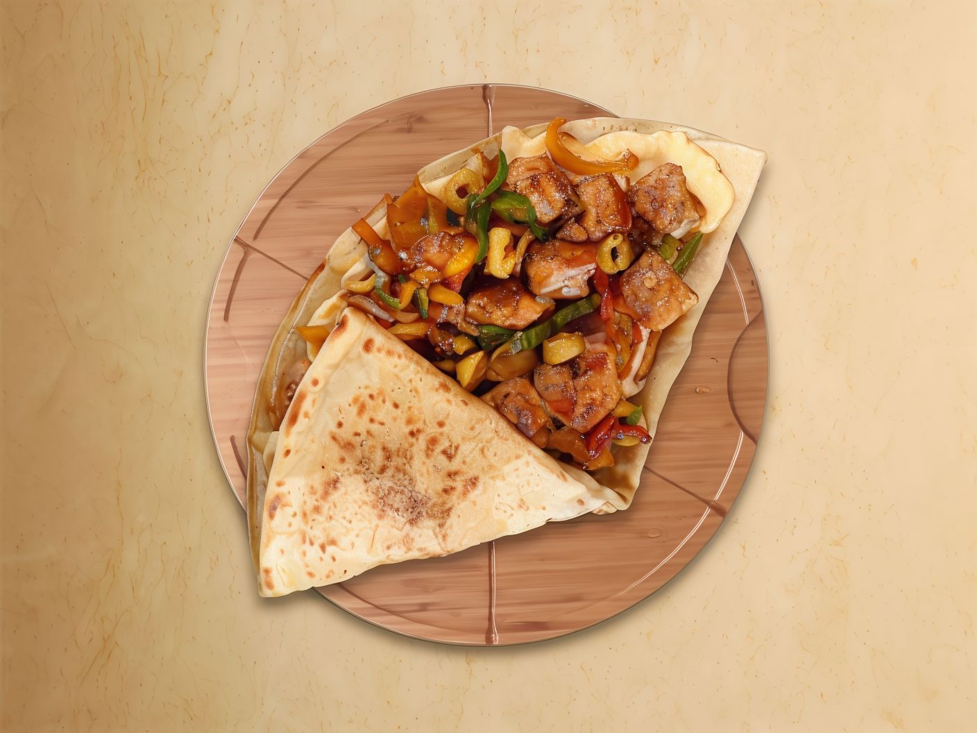 Shish Tawook Crepe