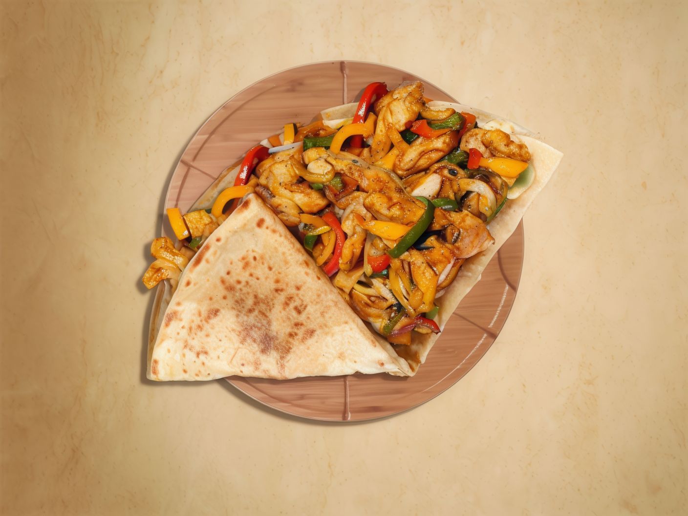 Chicken Fajita Crepe
