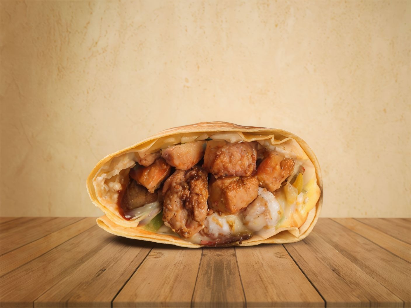 Mixed Chicken Crepe