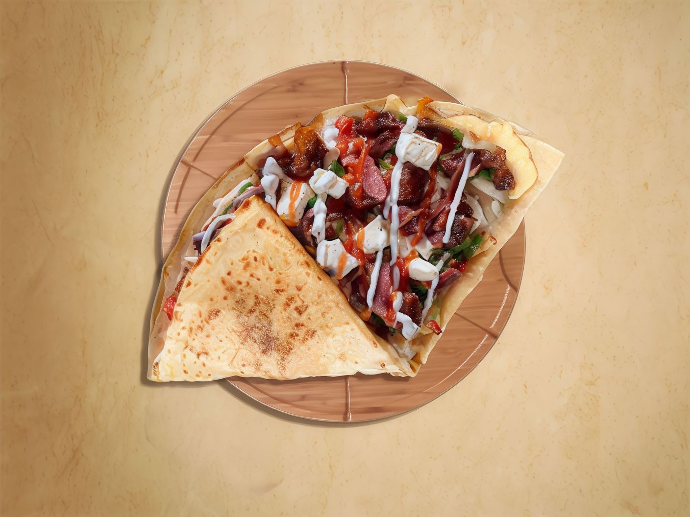 Mixed Meat Crepe