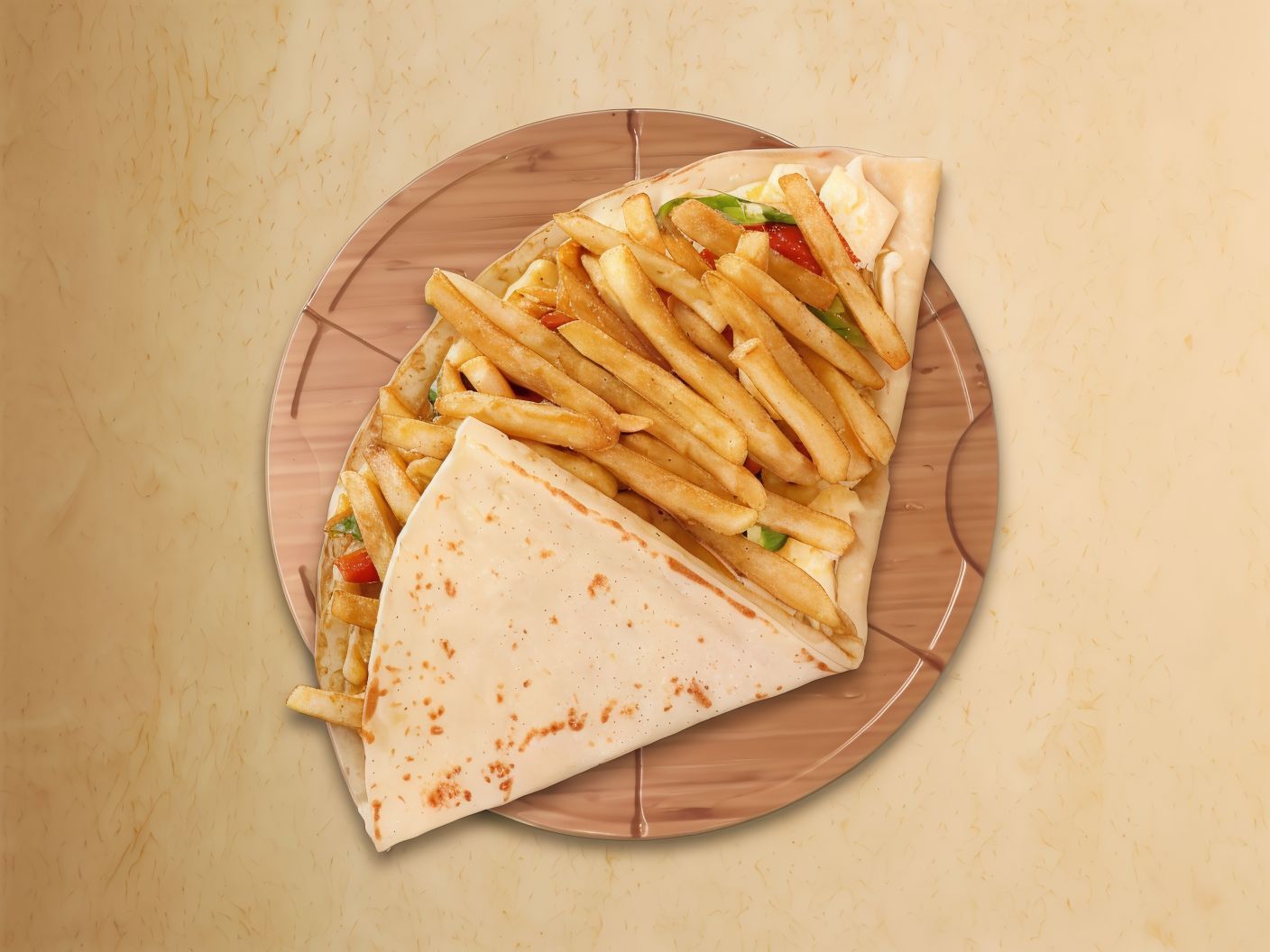 Fries Crepe