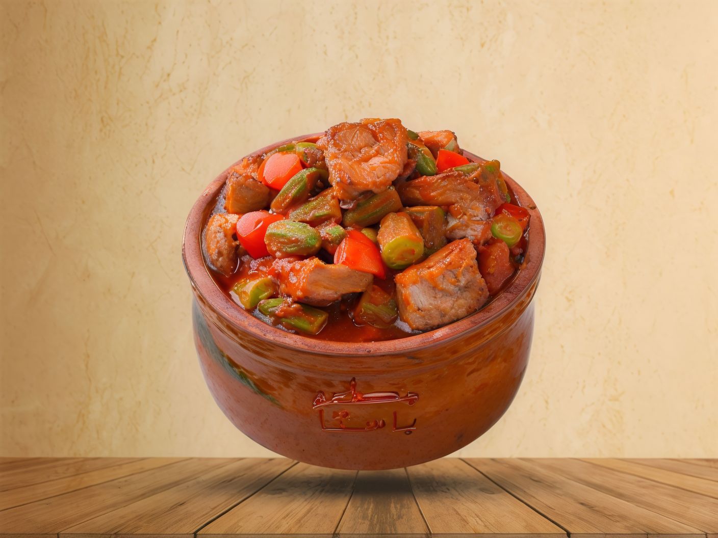 Okra With Meat Casserole
