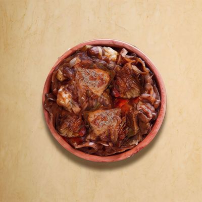 Meat With Onion Casserole