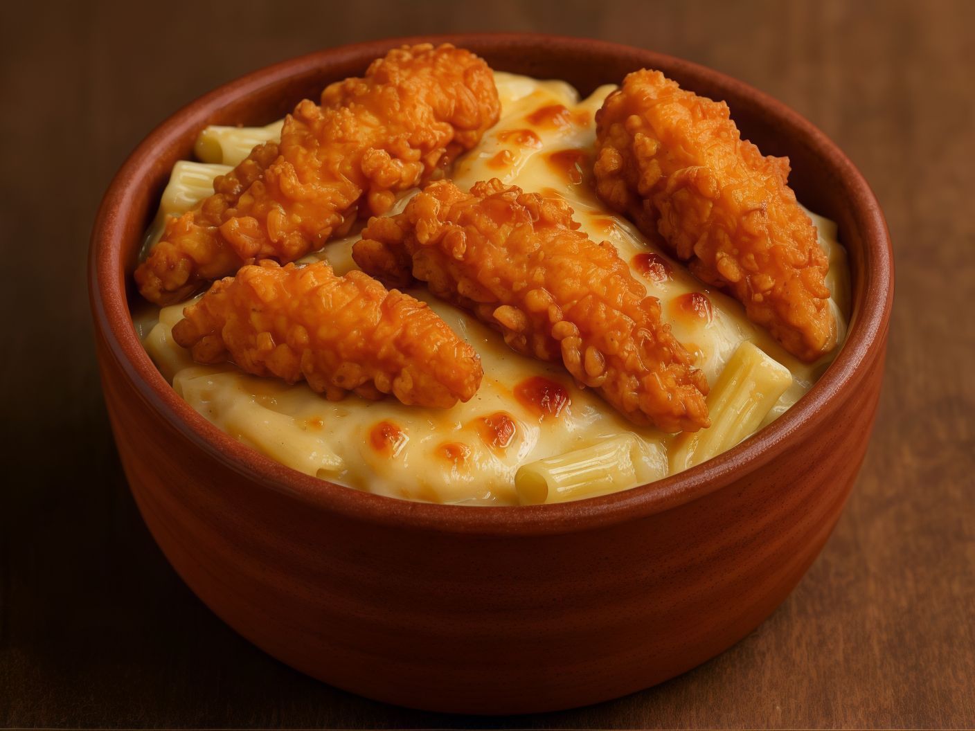 Crispy Chicken Pasta Casserole