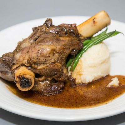 Mutton Shank With Rice