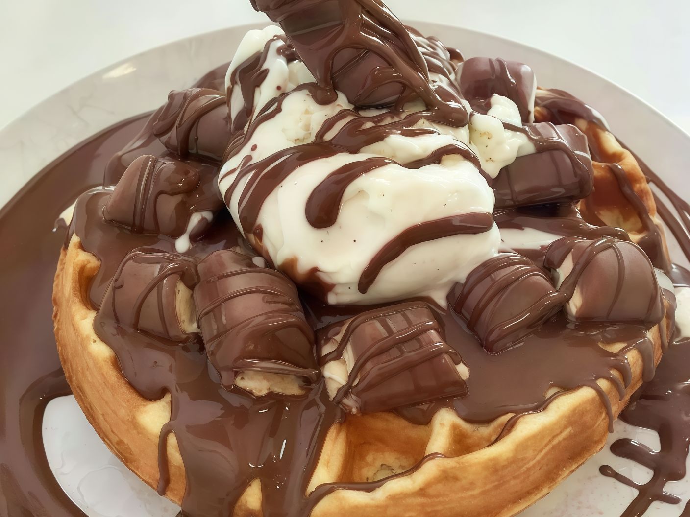 Nutella With Lotus Waffle