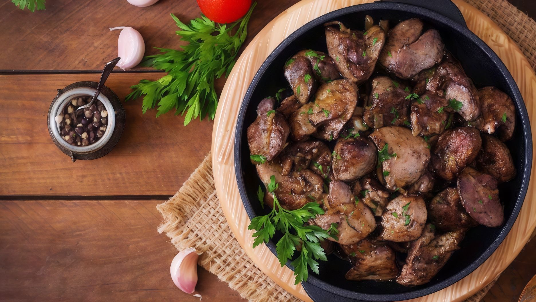 1/4 Charcoal Liver and Giblets