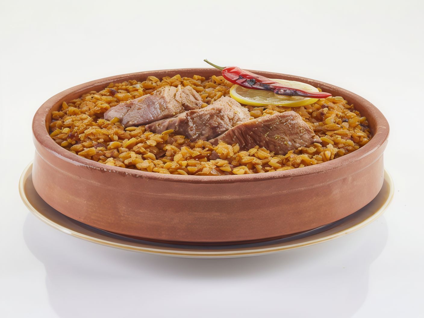Freekeh Tagine With Meat