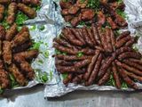 Fresh grilled sausage