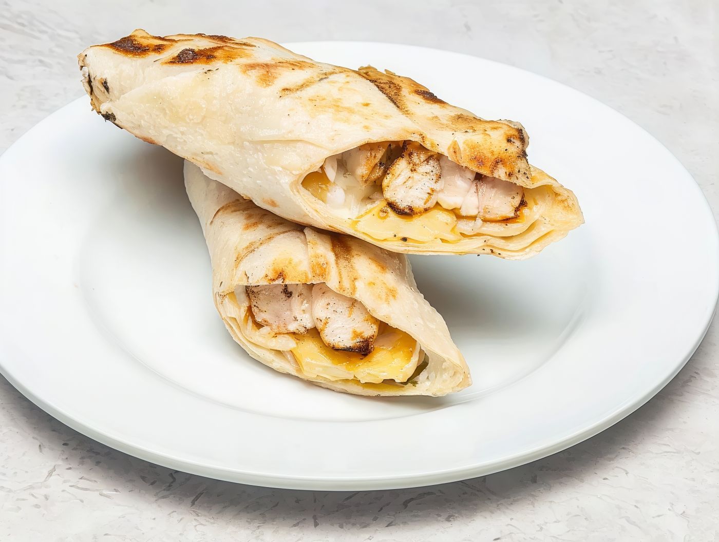 Charcoal grilled shish tawook sandwich