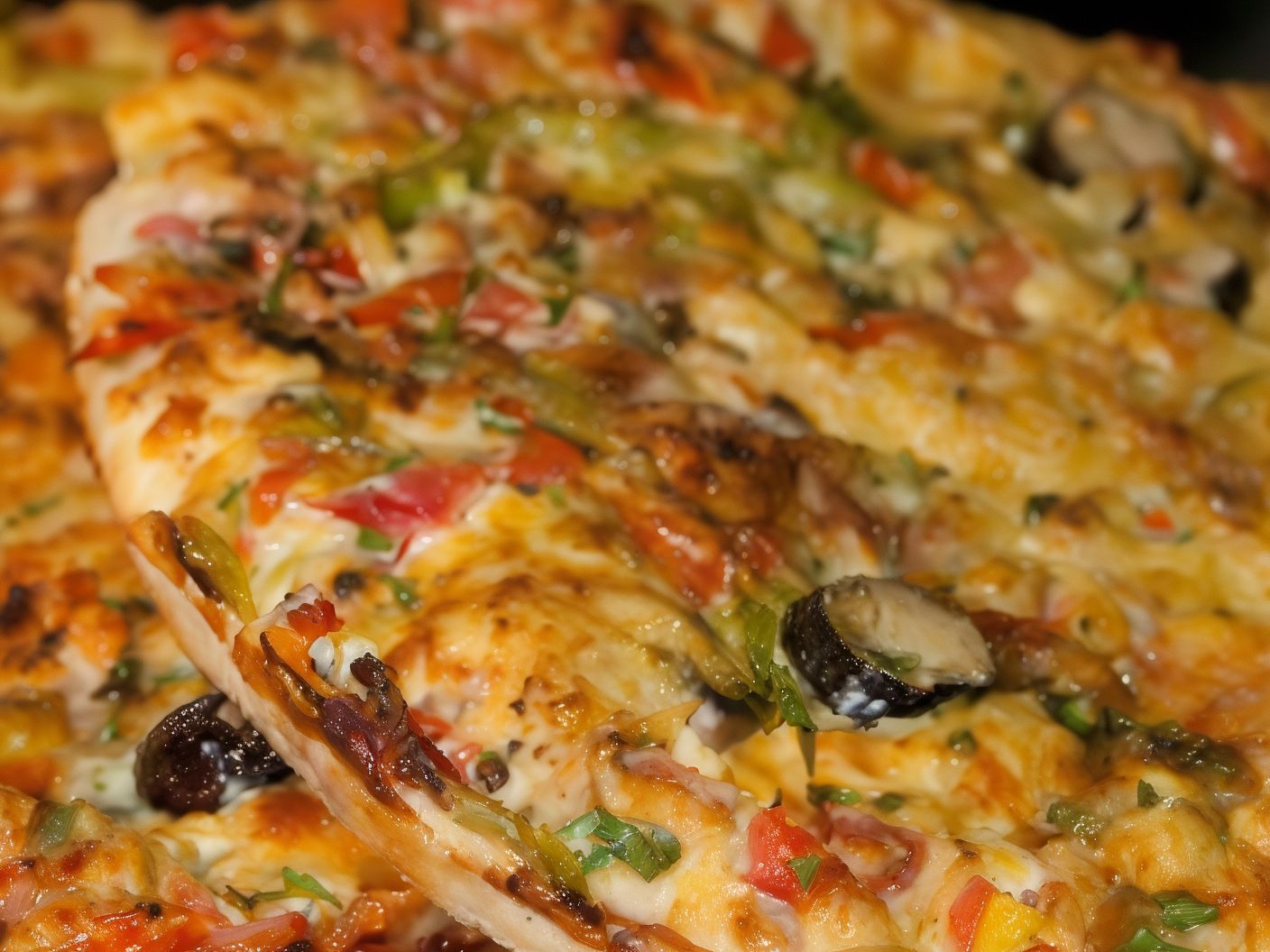 Oriental Chicken Pizza