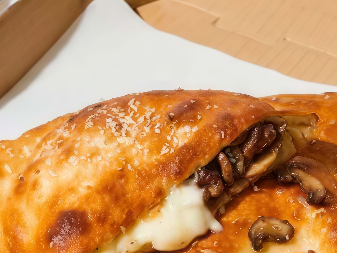 Mushroom Calzone