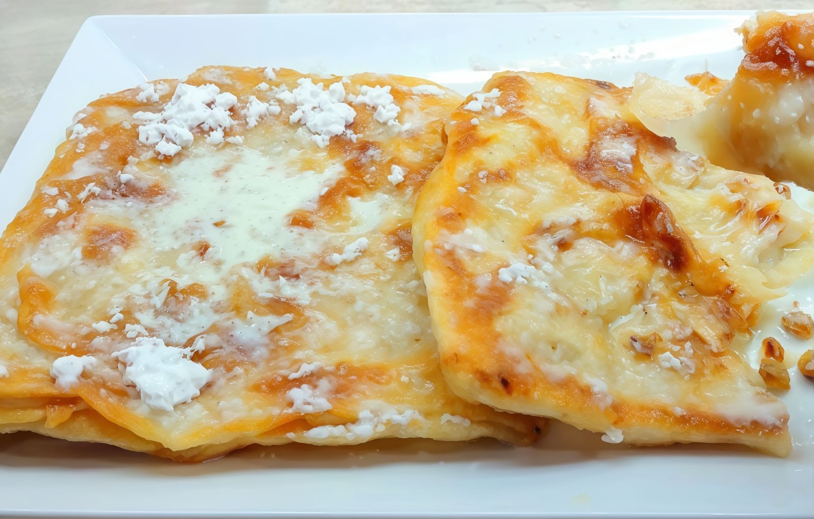Milk pastry pie