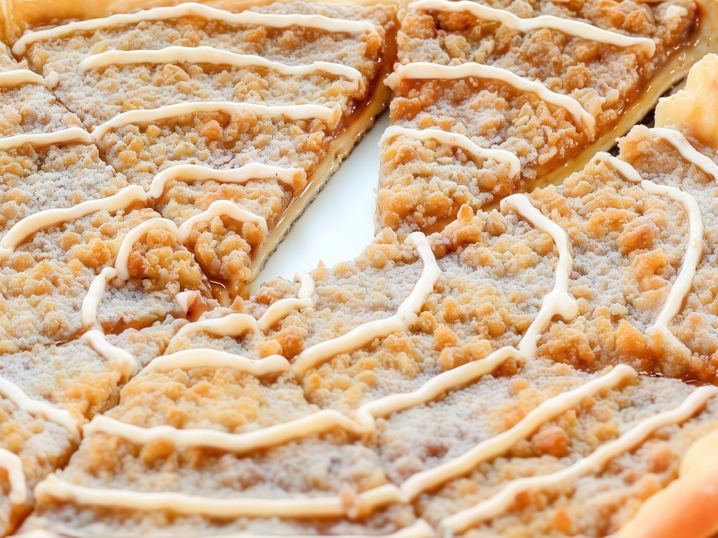 Cinnamon pie with milk