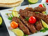 Grilled lamb kofta