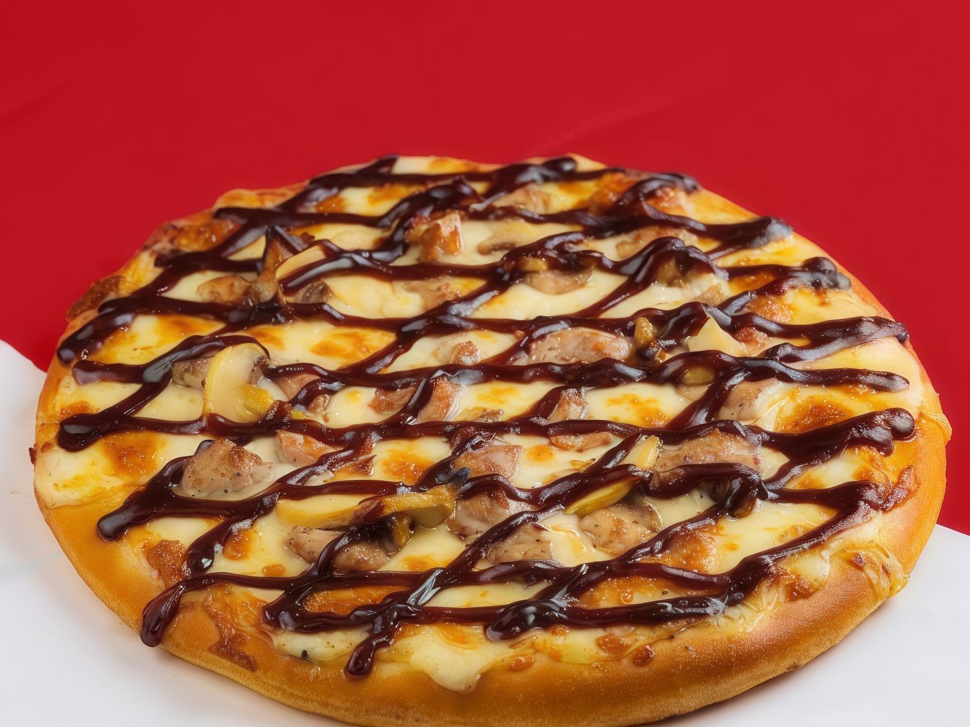 Crispy BBQ Chicken Pizza