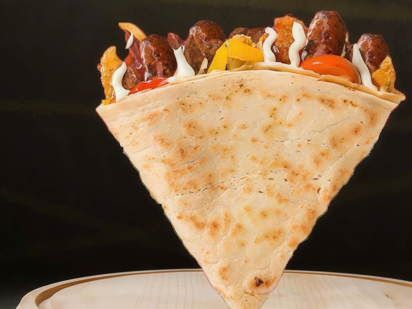 Meat Kofta Crepe