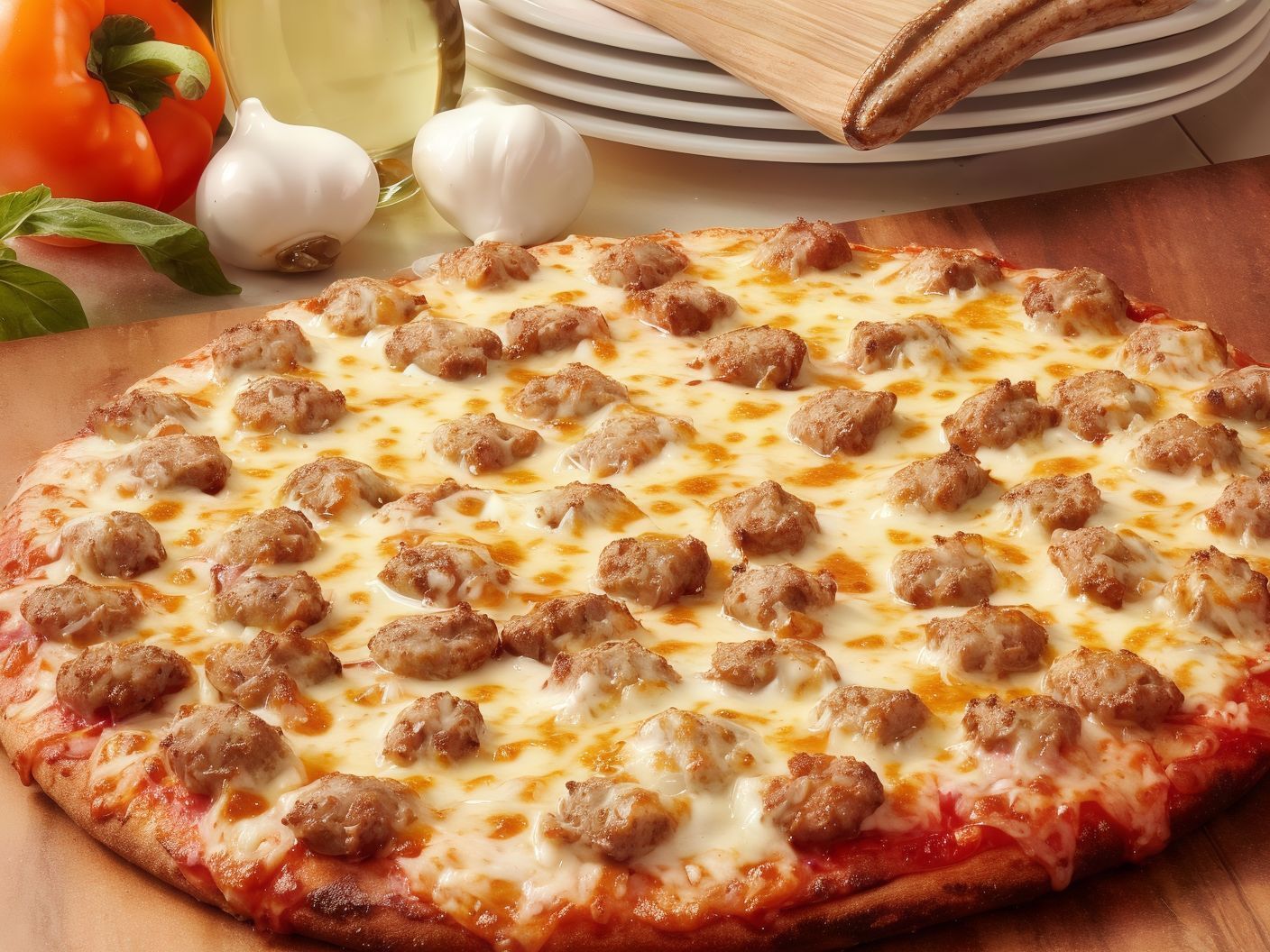 Sausage Pizza