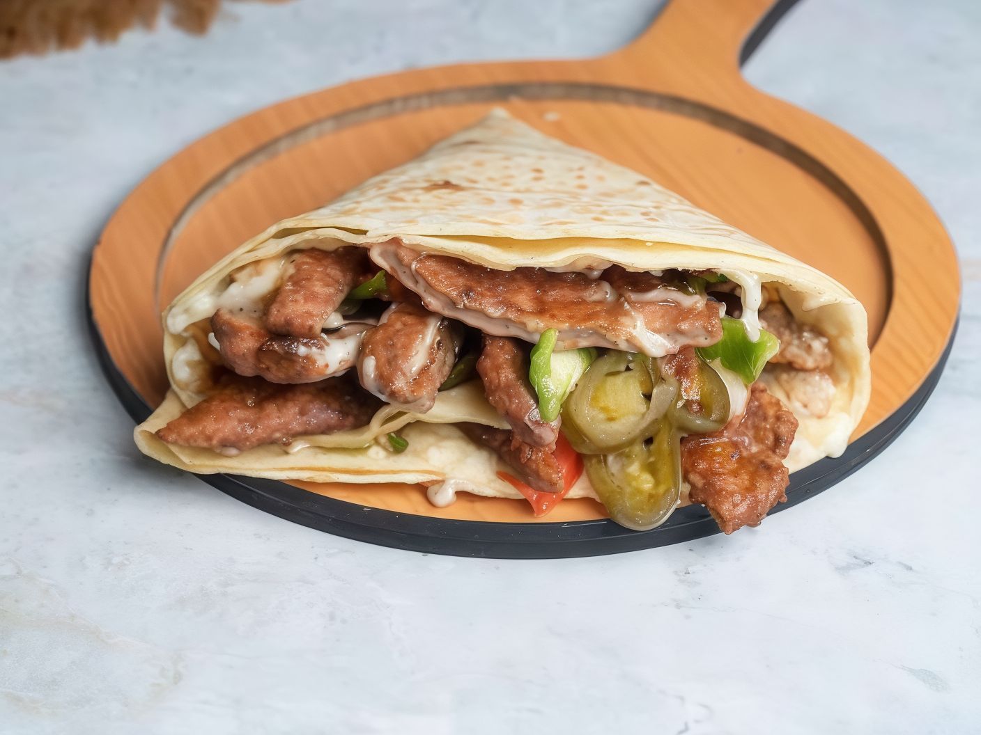 Premium Burger Angus Crepe