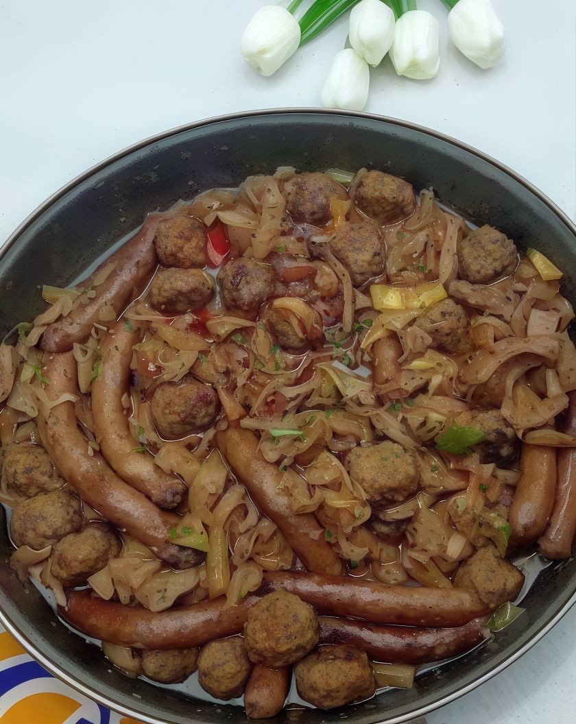 Liver, Kofta And Sausage