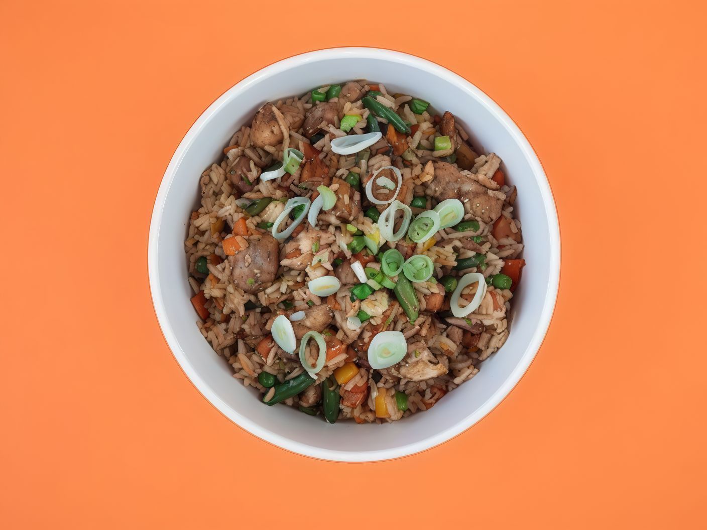 Peruvian Chicken Fried Rice