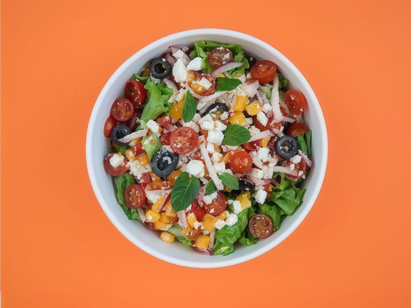 Chopped Feta Salad